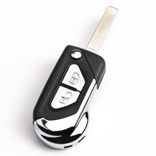 Citroen Flip Key Case With 2 Buttons - Aftermarket