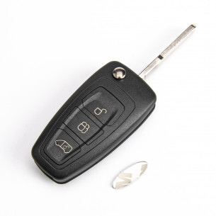 Ford Key Case With 3 Buttons - Aftermarket