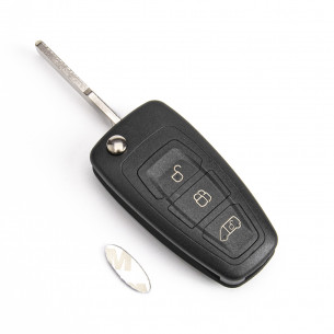 Ford Key Case With 3 Buttons - Aftermarket