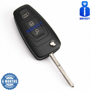Ford Key Case With 3 Buttons - Aftermarket