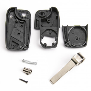 Fiat Key Shel With 3 Buttons - Aftermarket