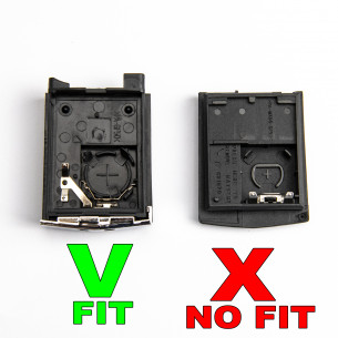 Mazda Flip Key Case With 3 Buttons - Aftermarket
