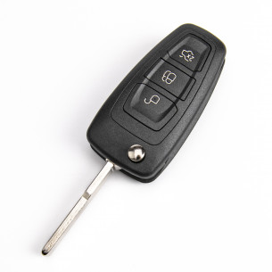 Ford Key Shell With 3 Buttons - Aftermarket