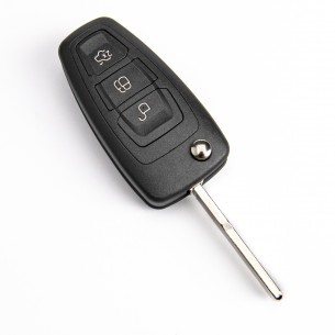 Ford Key Shell With 3 Buttons - Aftermarket