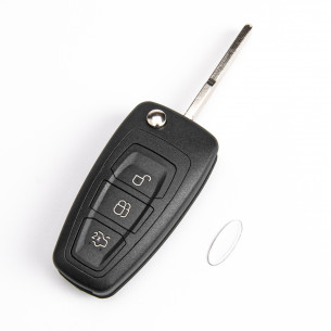 Ford Key Shell With 3 Buttons - Aftermarket