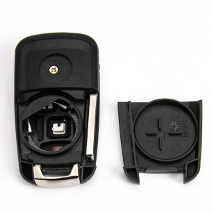 Opel Flip Key Case With 4 Buttons - Aftermarket