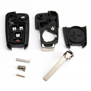 Opel Flip Key Case With 4 Buttons - Aftermarket