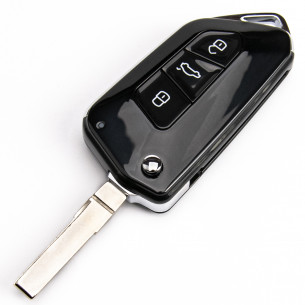 Key Conversion Kit for VW Transporter Golf Caddy With 3 Buttons - Aftermarket
