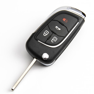Chevrolet Key Conversion Kit With 4 Buttons - Aftermarket