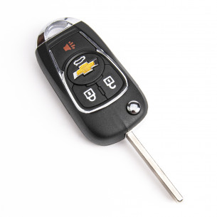 Chevrolet Key Conversion Kit With 4 Buttons - Aftermarket