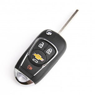 Chevrolet Key Conversion Kit With 4 Buttons - Aftermarket