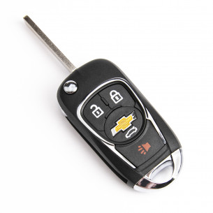 Chevrolet Key Conversion Kit With 4 Buttons - Aftermarket