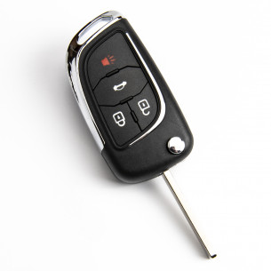 Chevrolet Key Conversion Kit With 4 Buttons - Aftermarket