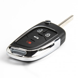 Chevrolet Key Conversion Kit With 4 Buttons - Aftermarket