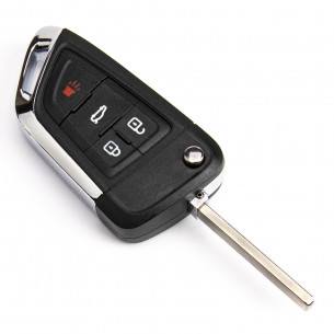 Opel Key Conversion Kit With 4 Buttons - Aftermarket