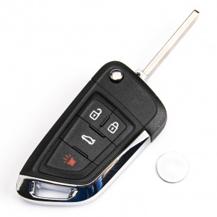 Opel Key Conversion Kit With 4 Buttons - Aftermarket