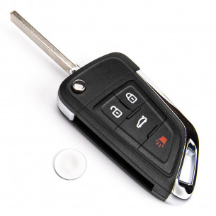 Opel Key Conversion Kit With 4 Buttons - Aftermarket