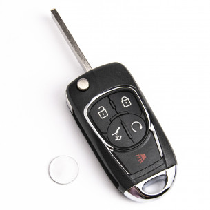 Chevrolet Key Conversion Kit With 5 Buttons - Aftermarket