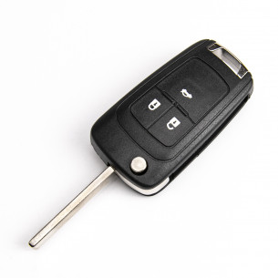 Chevrolet Flip Key Cover With 3 Buttons - Aftermarket