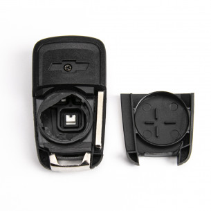 Chevrolet Flip Key Cover With 3 Buttons - Aftermarket
