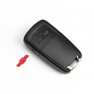 Chevrolet Flip Key Cover With 3 Buttons - Aftermarket