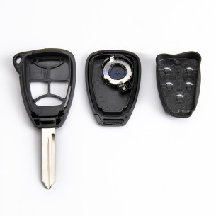 CHRYSLER DODGE JEEP Car Key Cover With 3 Buttons - Aftermarket