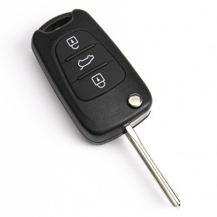 KIA Flip Key Cover With 3 Buttons - Aftermarket