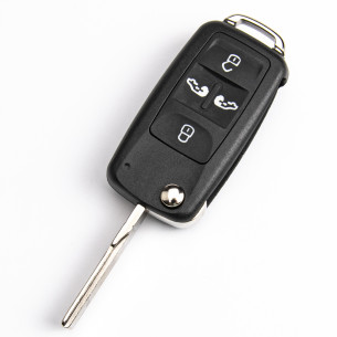 Key Cover for VW Seat Sharan Alhambra With 4 Buttons - Aftermarket