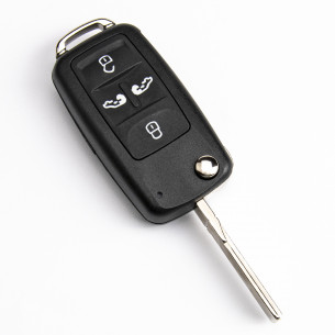 Key Cover for VW Seat Sharan Alhambra With 4 Buttons - Aftermarket
