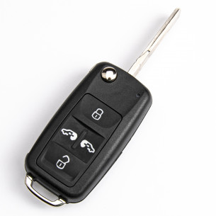 Key Cover for VW Seat Sharan Alhambra With 4 Buttons - Aftermarket