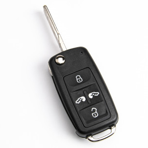 Key Cover for VW Seat Sharan Alhambra With 4 Buttons - Aftermarket