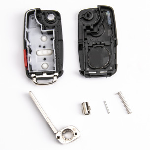 Key Cover for VW Seat Sharan Alhambra with 5 Buttons - Aftermarket