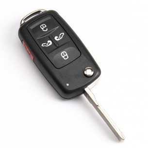 Key Cover for VW Seat Sharan Alhambra with 5 Buttons - Aftermarket