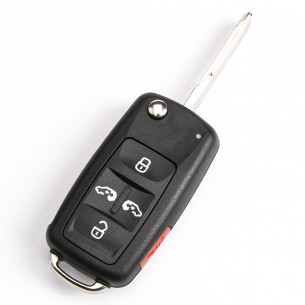 Key Cover for VW Seat Sharan Alhambra with 5 Buttons - Aftermarket