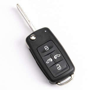 Key Cover for VW Seat Sharan Alhambra with 5 Buttons - Aftermarket