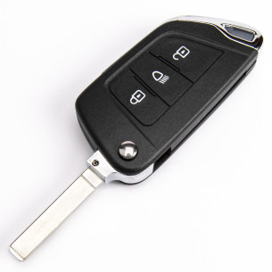 Peugeot Citroen Key Cover Conversion Kit With 3 Buttons - Aftermarket