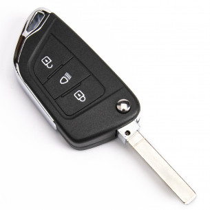 Peugeot Citroen Key Cover Conversion Kit With 3 Buttons - Aftermarket
