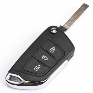 Peugeot Citroen Key Cover Conversion Kit With 3 Buttons - Aftermarket