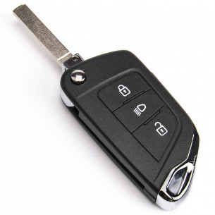 Peugeot Citroen Key Cover Conversion Kit With 3 Buttons - Aftermarket