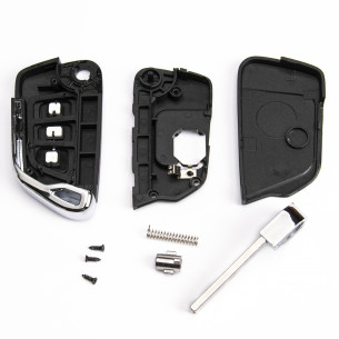 Peugeot Citroen Key Cover Conversion Kit With 3 Buttons - Aftermarket