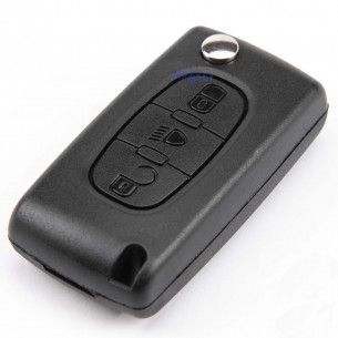 Citroen Key Cover With 3 Buttons - Aftermarket