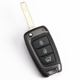 Hyundai Key Cover With 3 Buttons - Aftermarket