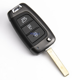 Hyundai Key Cover With 3 Buttons - Aftermarket