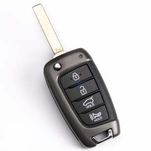 Hyundai Key Cover With 4 Buttons - Aftermarket