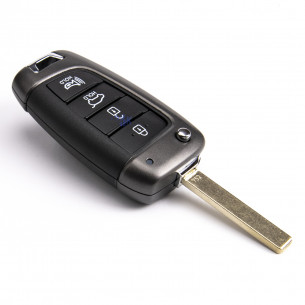 Hyundai Key Cover With 4 Buttons - Aftermarket