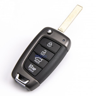 Hyundai Key Cover With 4 Buttons - Aftermarket