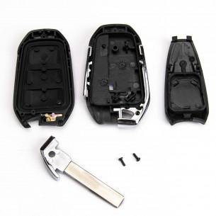 Peugeot Citroen Key Cover With 3 Buttons - Aftermarket