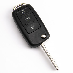 Key Cover for VW Touareg Phaeton With 3 Buttons - Aftermarket