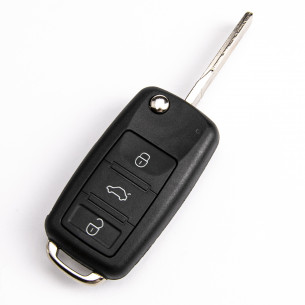Key Cover for VW Touareg Phaeton With 3 Buttons - Aftermarket