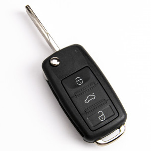 Key Cover for VW Touareg Phaeton With 3 Buttons - Aftermarket
